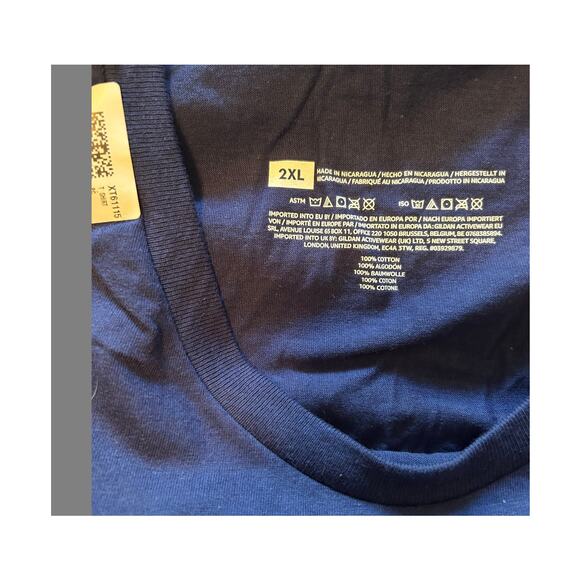 NWT Navy Blue Seven Dwarfs 50th Birthday Tee Shirt Size 2XL - Picture 3 of 4